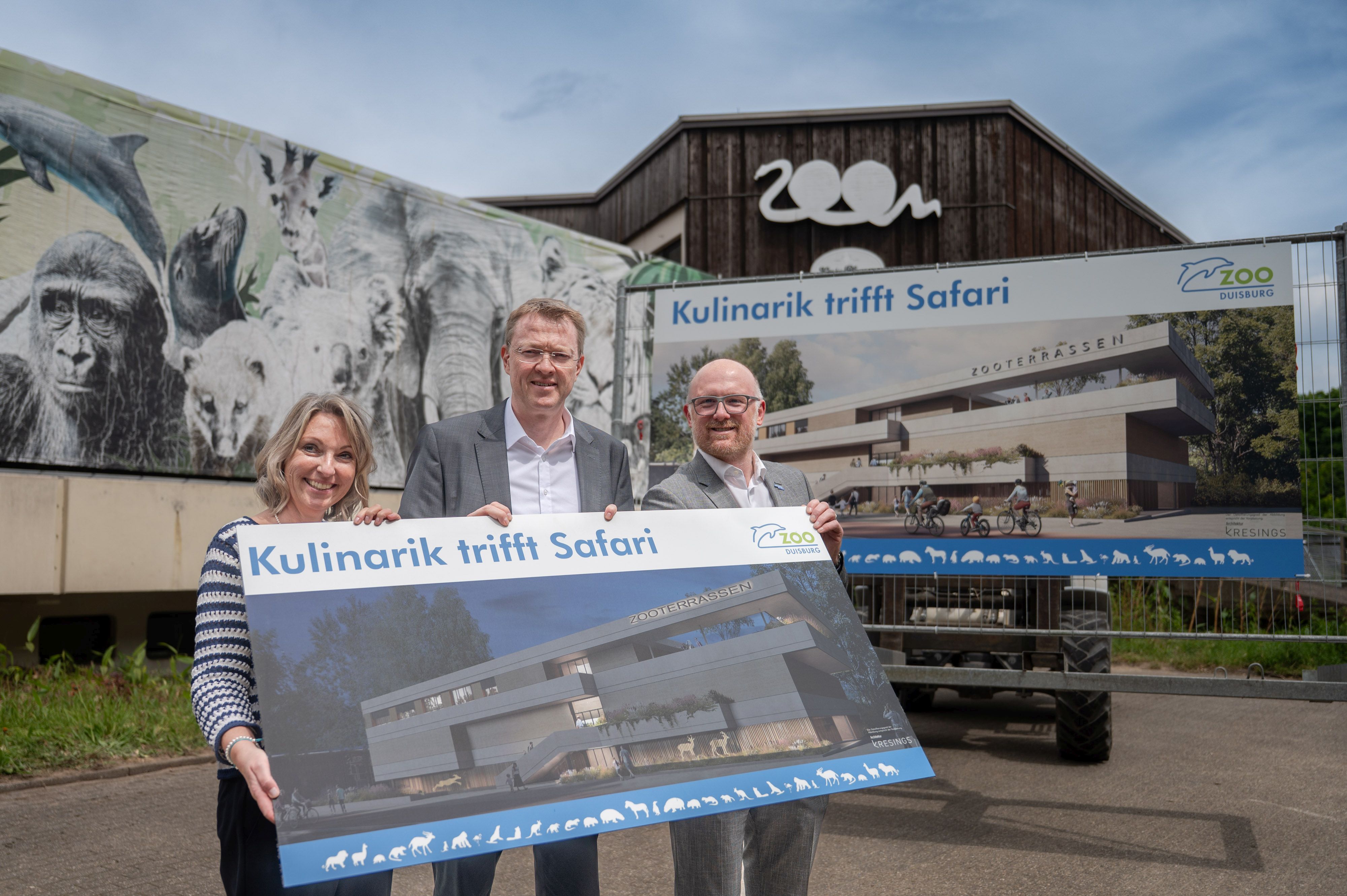 Astrid Stewin (Zoo Duisburg),Marcus Vunic (DVV), (OB)Sören Link